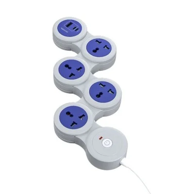 Porodo Multi-Socket Strip Universal Ac & Usb-C Power Delivery 1.8M - Gray